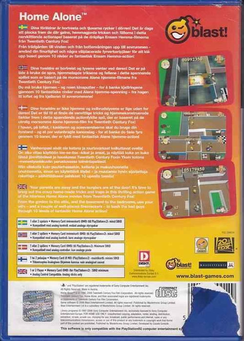 Home Alone - PS2 (B Grade) (Genbrug)